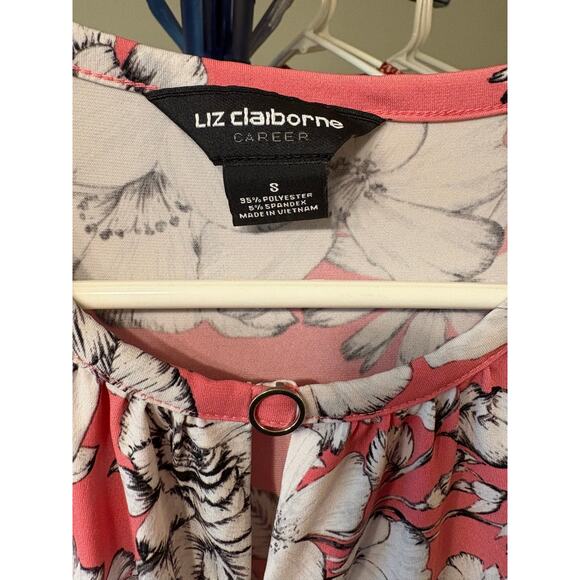 Women’s Liz Claiborne  sleeveless floral top size small - Picture 4 of 6